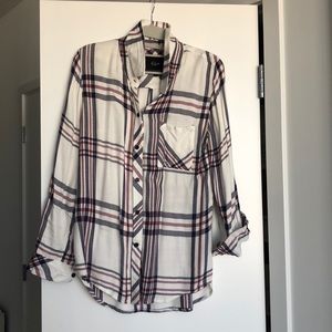 Rails plaid button down